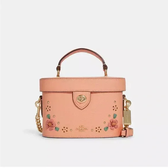 Coach Bags Coach Outlet Kay Crossbody With Floral Whipstitch - Main Image